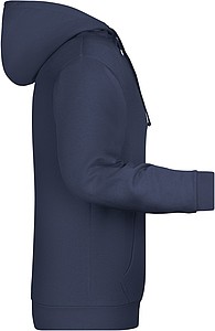 Pánská mikina s kapucí James Nicholson sweat hoodie men, námořní modrá, vel. M