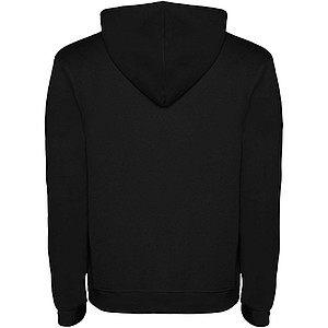 Pánská mikina s kapucí ROLY URBAN, černá s šedými doplňky, XS