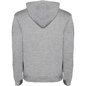 Pánská mikina s kapucí ROLY URBAN, šedá s černými doplňky, XS