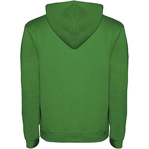 Pánská mikina s kapucí ROLY URBAN, zelená s bílými doplňky, XS
