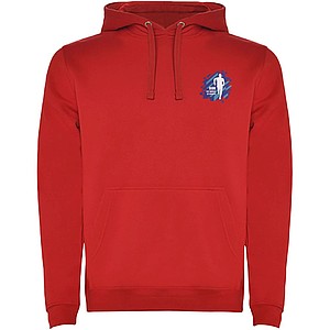 Pánska mikina s kapucňou ROLY URBAN, červená, M