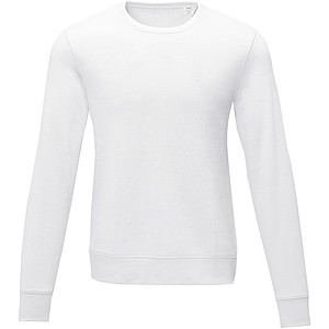 Pánská mikina s kruhovým výstřihem Elevate CHARON, bílý, vel. S