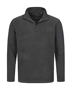 Pánska mikina STEDMAN ACTIVE FLEECE HALF ZIP JACKET MEN sivá XL