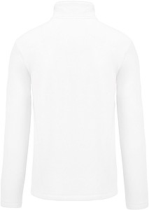Pánska mikrofleecová mikina Kariban fleece jacket men, biela, vel. S