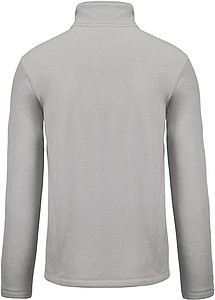 Pánska mikrofleecová mikina Kariban fleece jacket men, svetlosivá, vel. S