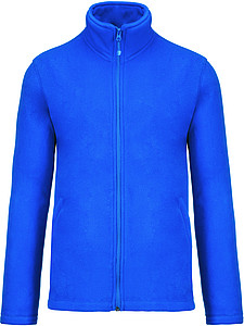 Pánska mikrofleecová mikina Kariban fleece jacket men, tmavomodrá, veľ. S