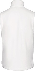 Pánská mikrofleecová vesta Kariban fleece vest men, bílá, vel. XL