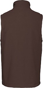 Pánská mikrofleecová vesta Kariban fleece vest men, hnědá, vel. XXL