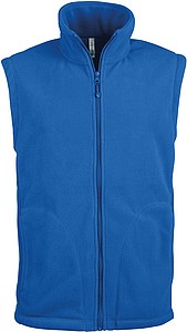 Pánská mikrofleecová vesta Kariban fleece vest men, královská modrá, vel. S