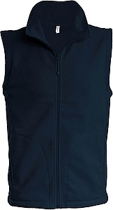 Pánská mikrofleecová vesta Kariban fleece vest men, námořní modrá, vel. 3XL