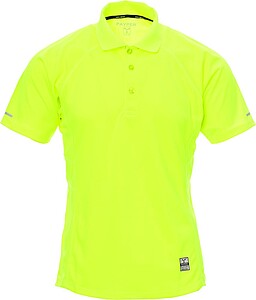Pánska polokošeľa PAYPER TRAINING, fluo žltá, veľkosť L