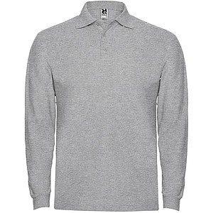 Pánska polokošeľa s dlhým rukávom, ROLY ESTRELLA, svetlosivý melír, veľ. 2XL