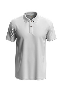 Pánska polokošeľa STEDMAN POLO, biela, L
