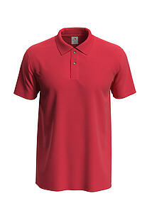 Pánska polokošeľa STEDMAN POLO MEN červená L
