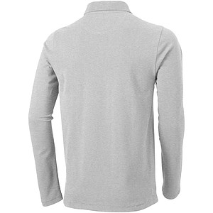 Pánská polokošile s dlouhým rukávem Elevate OAKVILLE, světle šedý melír, vel. XXL