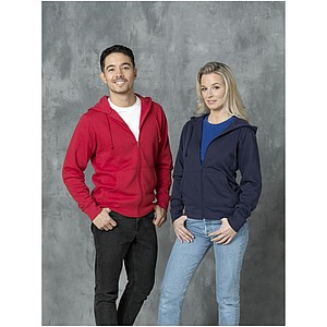 Pánská rozepínací mikina s kapucí Elevate THERON, černá, vel. M