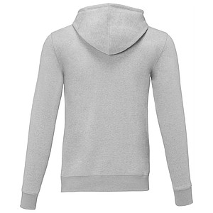 Pánská rozepínací mikina s kapucí Elevate THERON, světle šedý melír, vel. 3XL