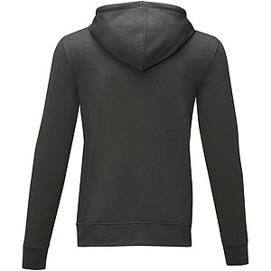 Pánská rozepínací mikina s kapucí Elevate THERON, tmavě šedá, vel. XS