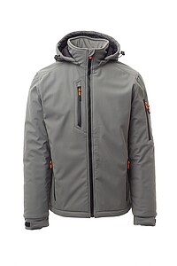 Pánská softshellová bunda PAYPER CREEK PAD ULTRALITE, šedá, 5XL