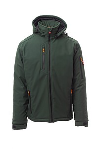 Pánská softshellová bunda PAYPER CREEK PAD ULTRALITE, tmavě zelená, 5XL