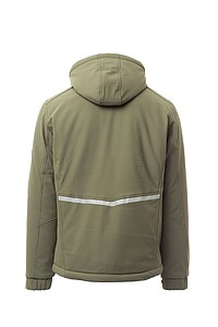 Pánská softshellová bunda PAYPER CREEK PAD ULTRALITE, vojenská zelená, 5XL
