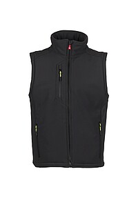 Pánská softshellová vesta PAYPER CREEK PAD VEST ULTRALITE, antracitová, L