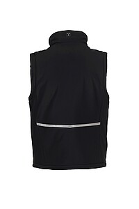 Pánská softshellová vesta PAYPER CREEK PAD VEST ULTRALITE, černá, L