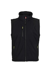 Pánská softshellová vesta PAYPER CREEK PAD VEST ULTRALITE, černá, XL