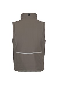 Pánská softshellová vesta PAYPER CREEK PAD VEST ULTRALITE, šedá, 3XL
