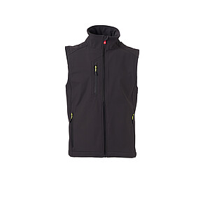 Pánská softshellová vesta PAYPER CREEK VEST L.I.T., antracitová, velikost XXS
