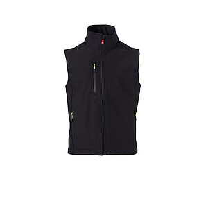 Pánská softshellová vesta PAYPER CREEK VEST L.I.T., černá, velikost L