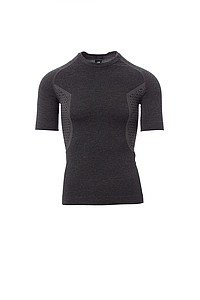 Pánské funkční tričko PAYPER THERMO PRO 160 SS, černý melír, S/M - trička s potiskem