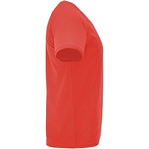 Pánské funkční tričko s krátkým rukávem, ROLY BAHRAIN, korálově červená, vel. S