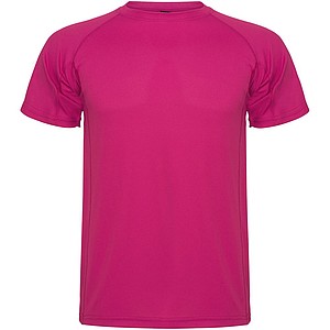 Pánské funkční tričko s krátkým rukávem, ROLY MONTECARLO, růžová, vel. S - trička s potiskem