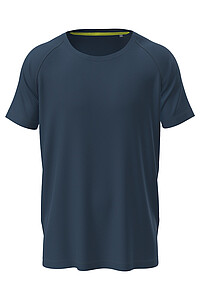 Pánské funkční tričko STEDMAN MESH RAGLAN, námořní modrá, velikost L