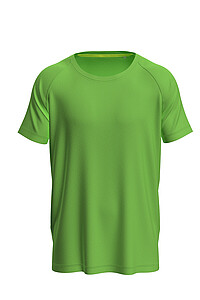 Pánské funkční tričko STEDMAN MESH RAGLAN, světle zelená, velikost XXL