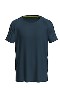 Pánské funkční tričko STEDMAN MESH RAGLAN, tmavě modrá, velikost M