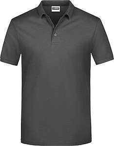 Pánské piqué polo James & Nicholson, antracitová, S