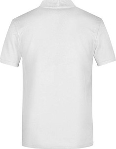 Pánske piqué polo James & Nicholson, biela, 5XL