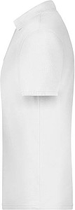 Pánské piqué polo James & Nicholson, bílá, 5XL