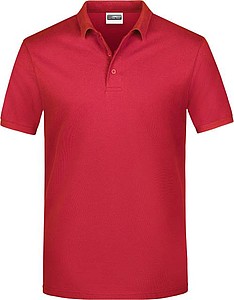 Pánské piqué polo James & Nicholson, červená, M