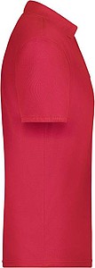 Pánské piqué polo James & Nicholson, červená, XL