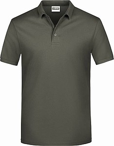Pánské piqué polo James & Nicholson, hnědá, S