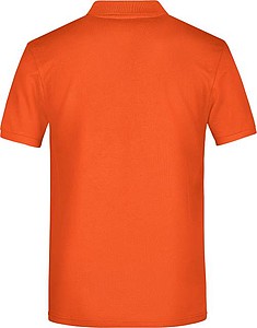 Pánské piqué polo James & Nicholson, oranžová, S
