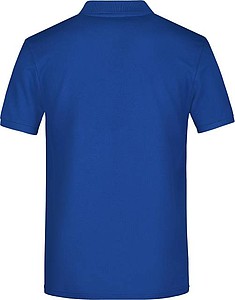 Pánské piqué polo James & Nicholson, tmavě královská modrá, S
