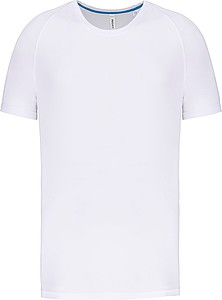 Pánské sportovní triko KARIBAN 130g, bílá, 2XL - ekologické reklamní předměty