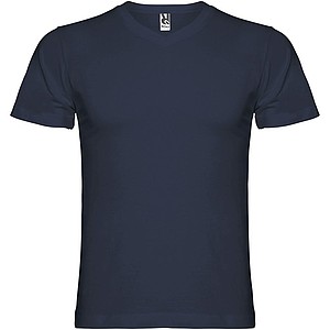 Pánské tričko s krátkým rukávem,výstřih do V, ROLY SAMOYEDO, navy, vel. M