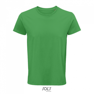 Pánské tričko SOLS CRUSADER MEN - ROUND-NECK FITTED JERSEY T-SHIRT, středně zelená, 2XL - ekologické reklamní předměty