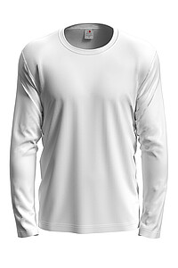 Pánske tričko STEDMAN CLASSIC LONG SLEEVE MEN biela L