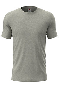 Pánske tričko STEDMAN CLASSIC-T FITTED MEN tmavošedý melír S